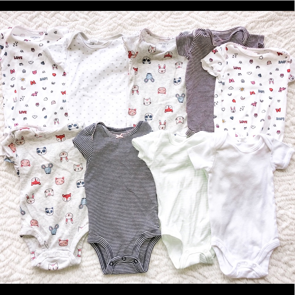 Baby girl/boy gender neutral shortsleeved bodysuit